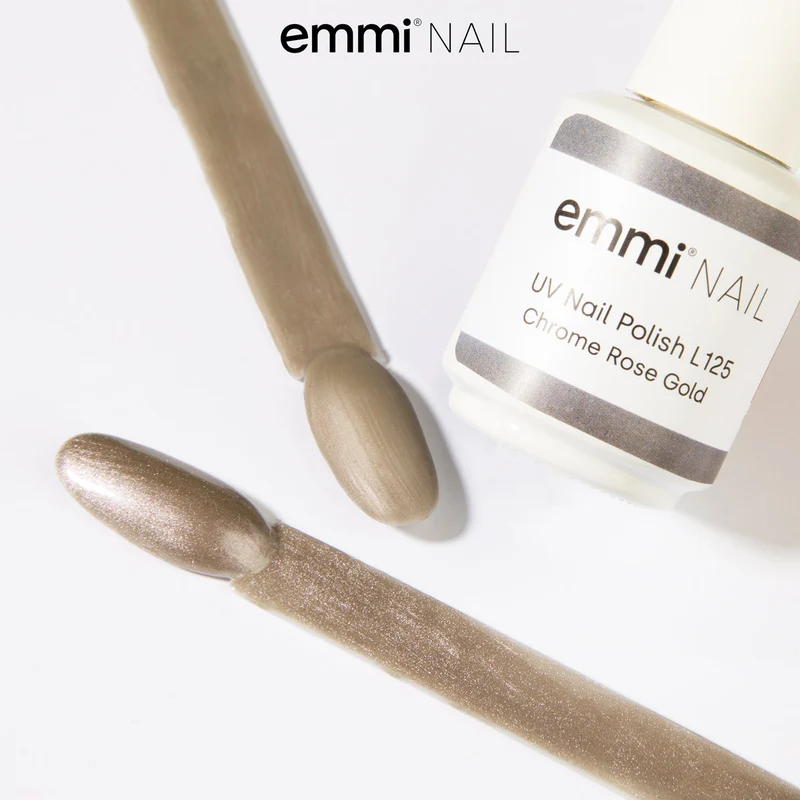 emmi Shellac UV-Lack Chrome Rose Gold 15ml | L125