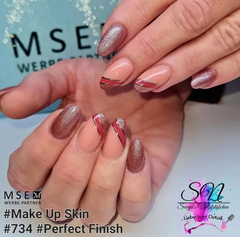 #734 Premium-GLITTER Gel 5ml Rosa