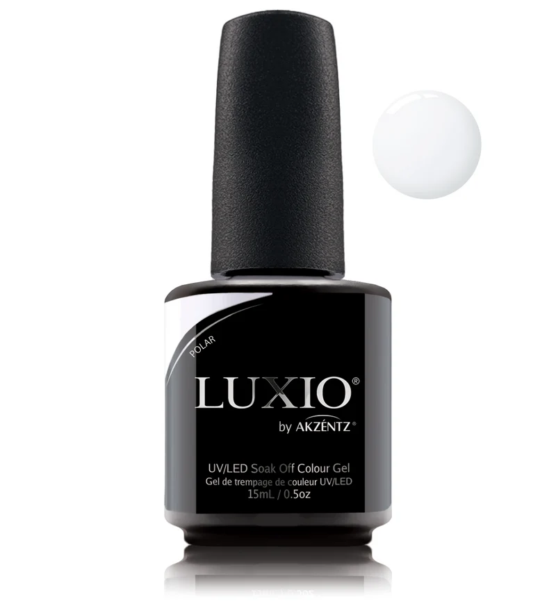 Luxio Polar Ultra White Gel nail polish