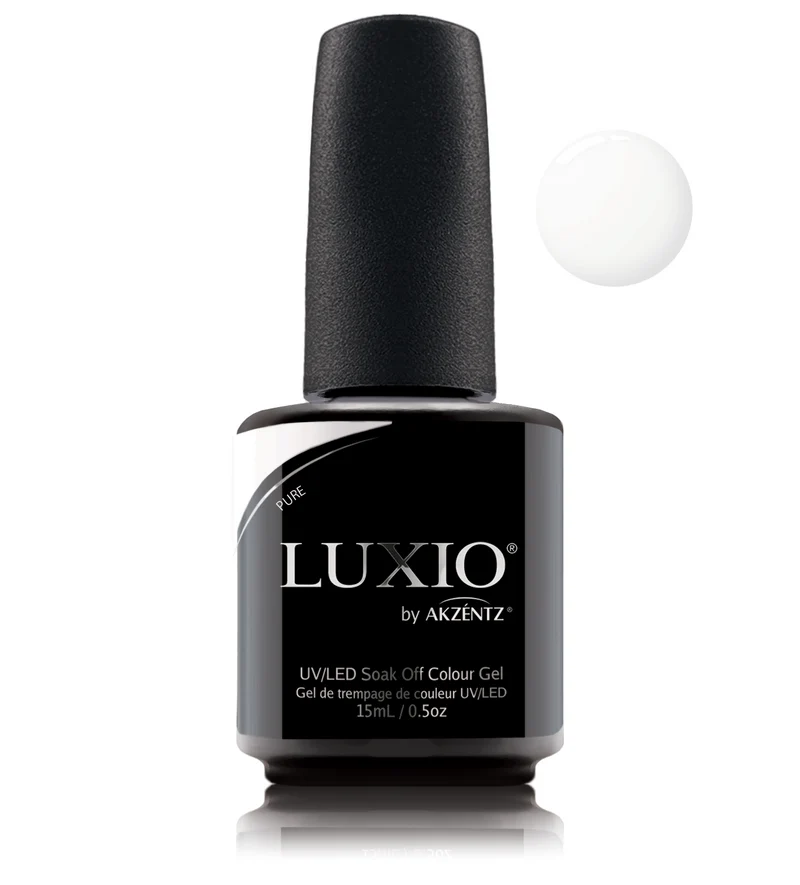 Luxio Pure White gel nail polish