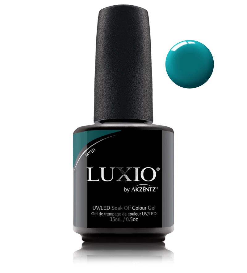 Luxio Myth Teal gel nail polish