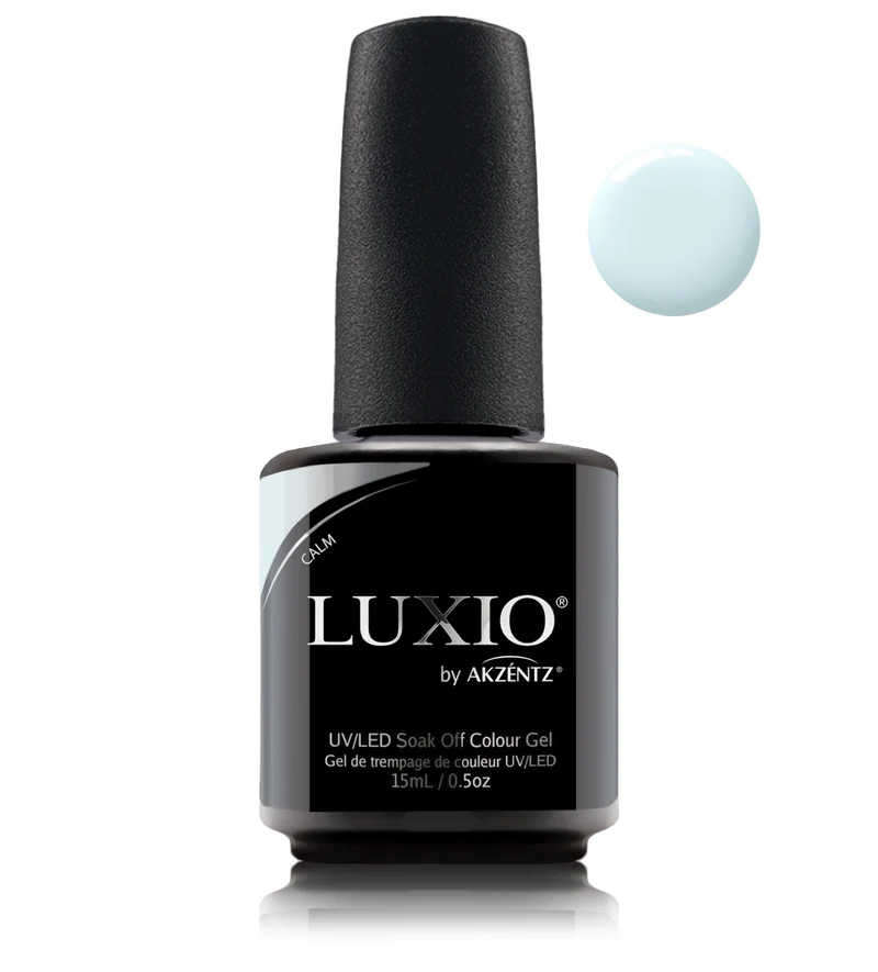 Luxio Calm Pastel blue gel nail polish