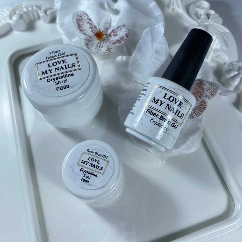Fiber Base Gel für Problemnägel 5ml/15ml Tiegel/30ml Tiegel (Crystalline) TPO-Free