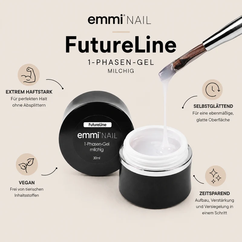 Futureline 1-Phasen-Gel milchig 30ml