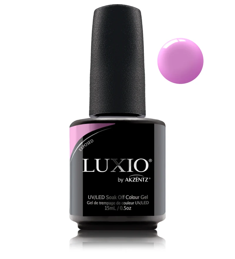 Luxio Exposed Purple gel nail polish