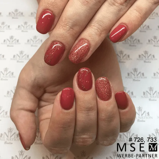 #726 Premium-GLITTER Color Gel 5ml Rosa