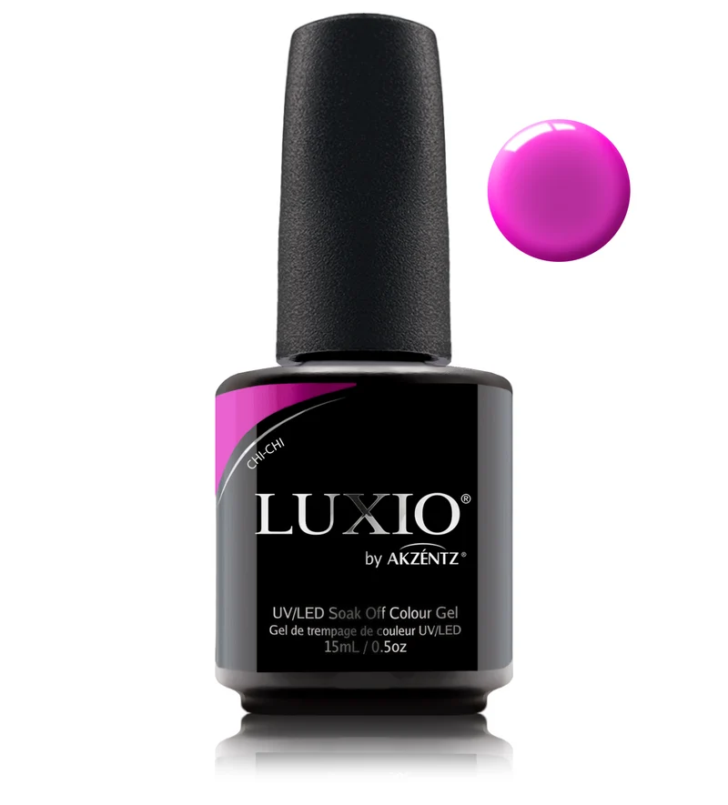 Luxio Chi-Chi Purple gel nail polish