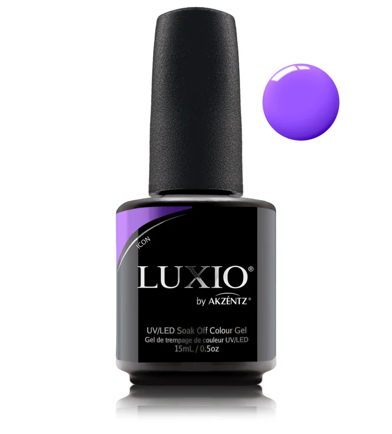 Luxio Icon Purple gel nail polish