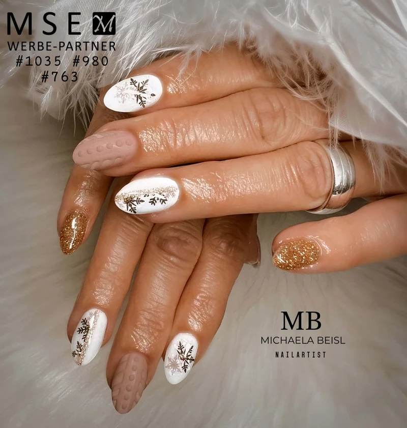 #763 Premium-GLITTER Color Gel 5ml Gold