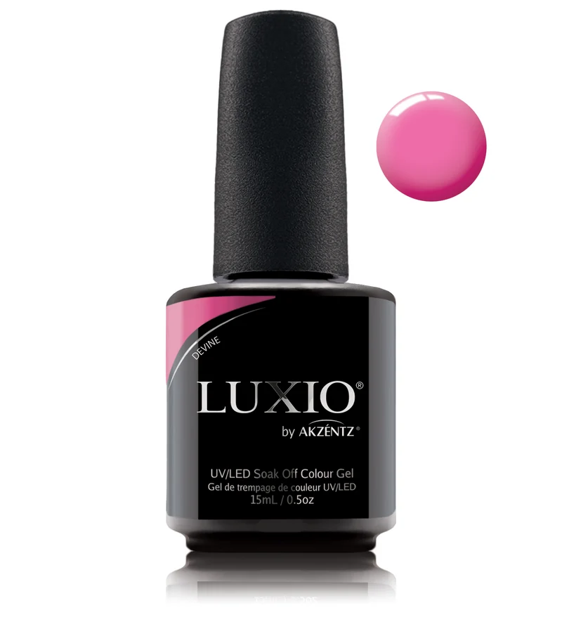 Luxio Devine Pink gel nail polish