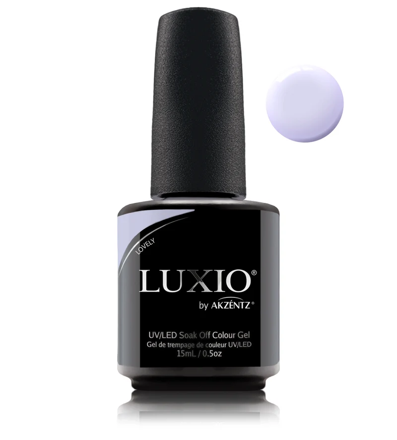 Luxio Lovely Patel purple gel nail polish