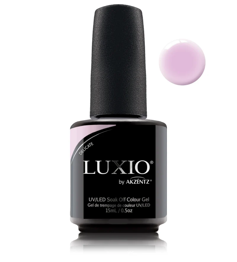 Luxio Delicate Light pink gel nail polish