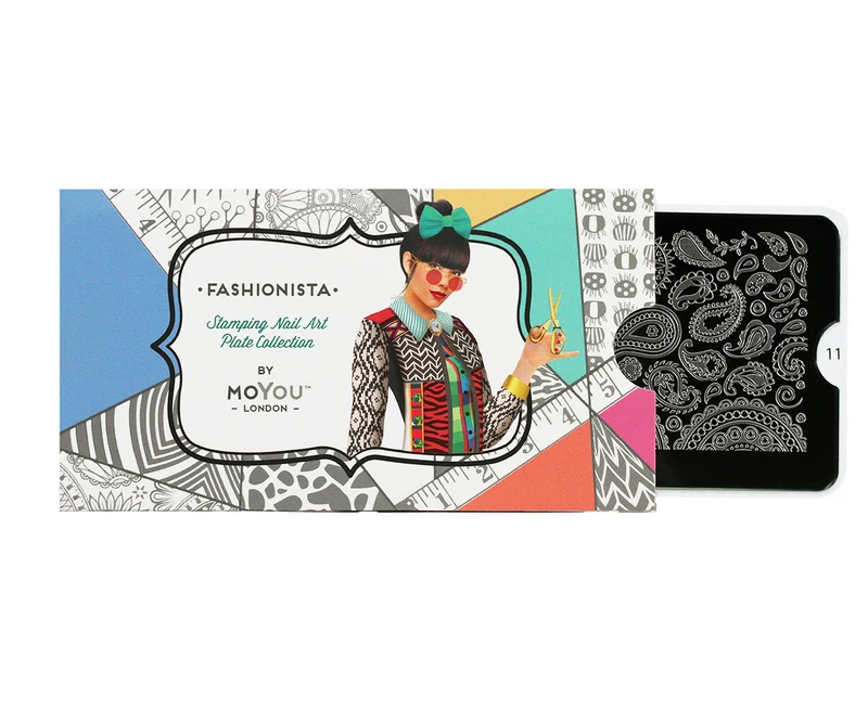 MoYou-London Stamping Schablone Fashionista 11