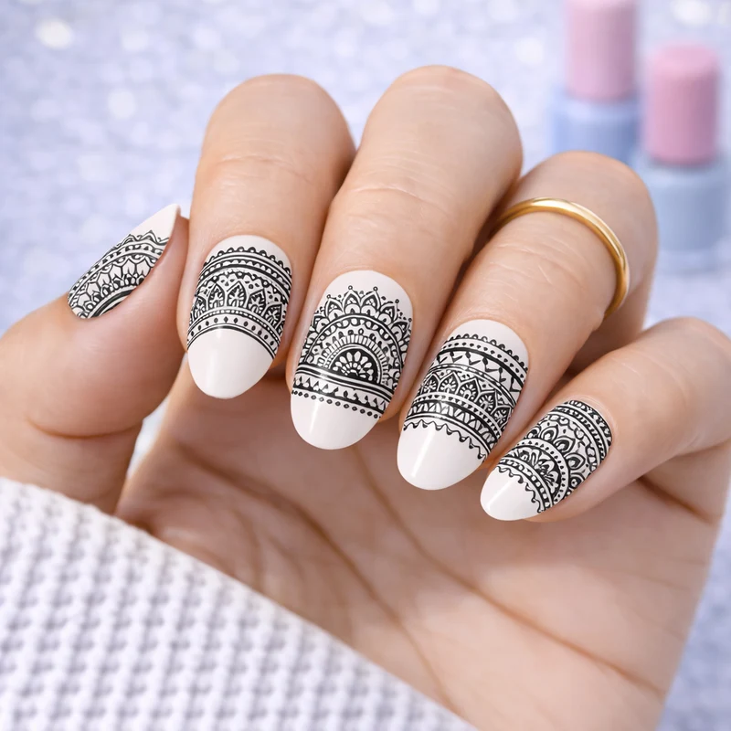 MoYou-London Stamping Schablone Mandala 05