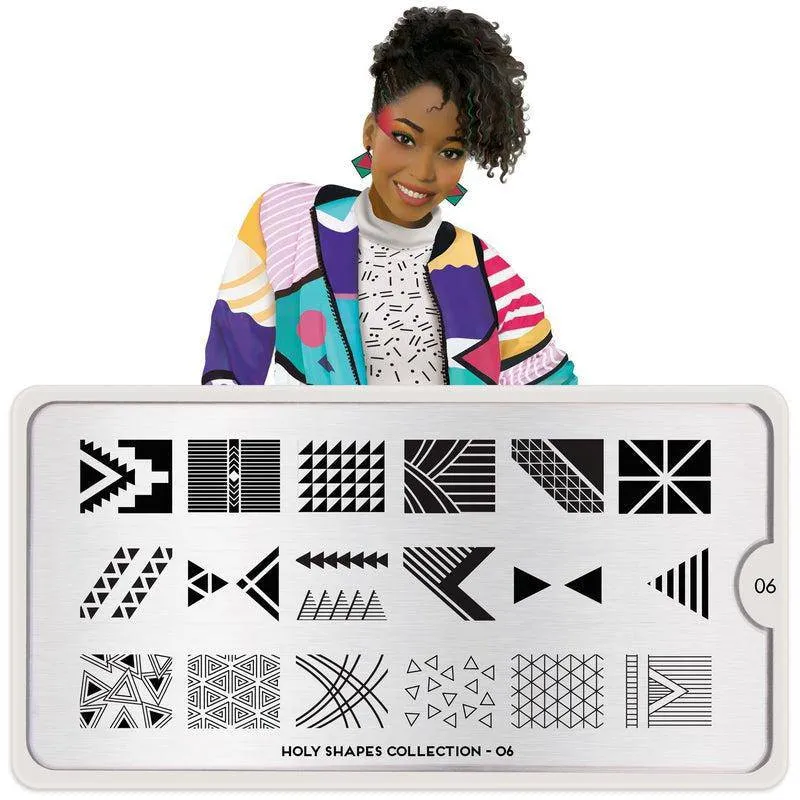 MoYou-London Stamping Schablone Holy Shapes 06
