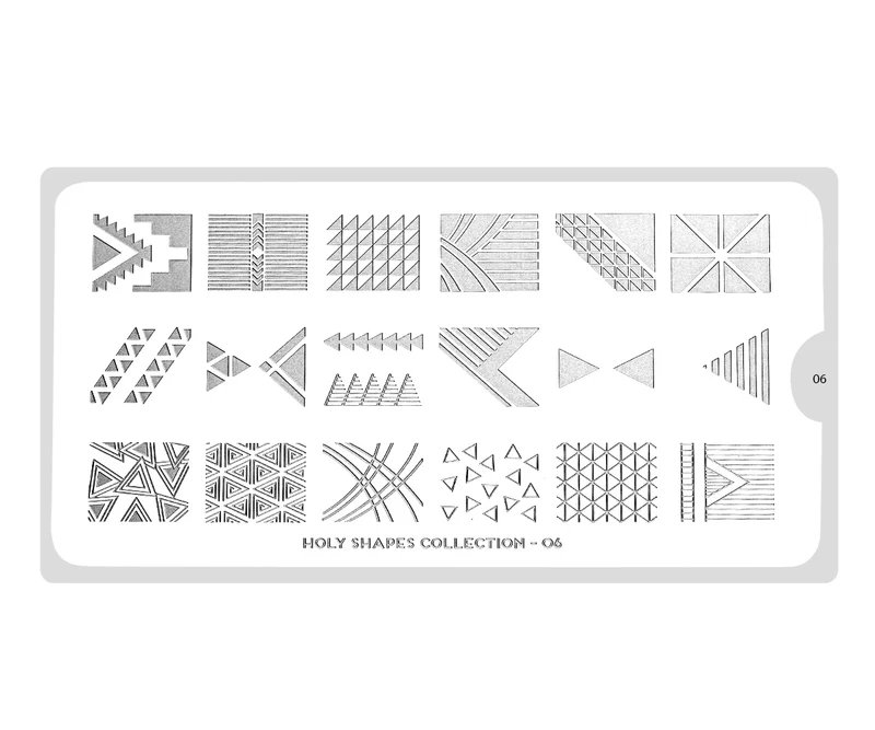 MoYou-London Stamping Schablone Holy Shapes 06
