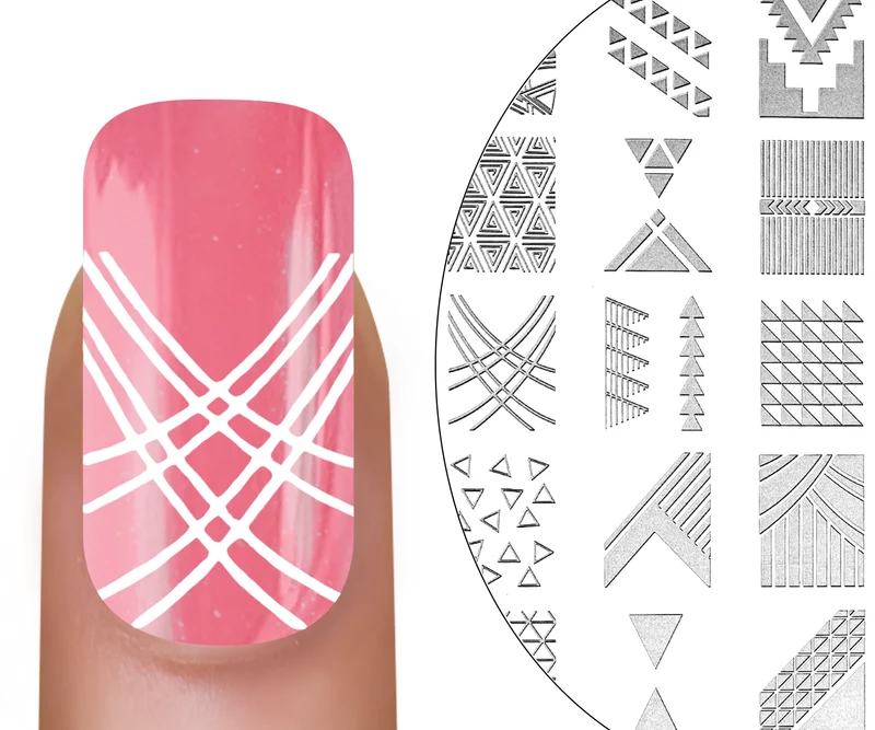 MoYou-London Stamping Schablone Holy Shapes 06