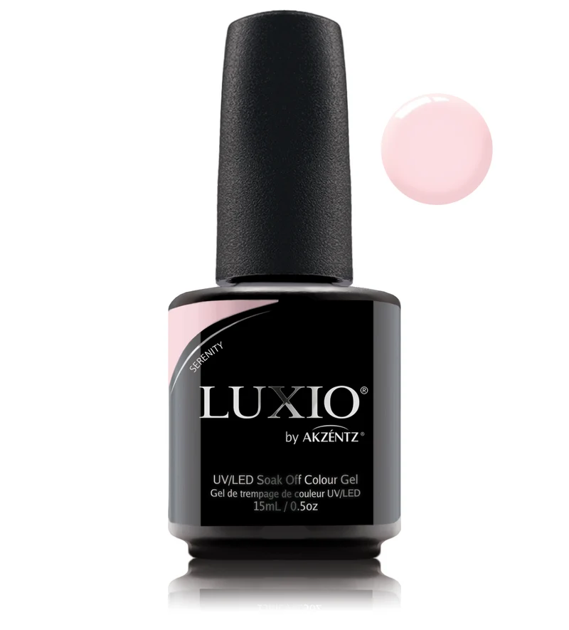 Luxio Serenity Baby pink gel nail polish
