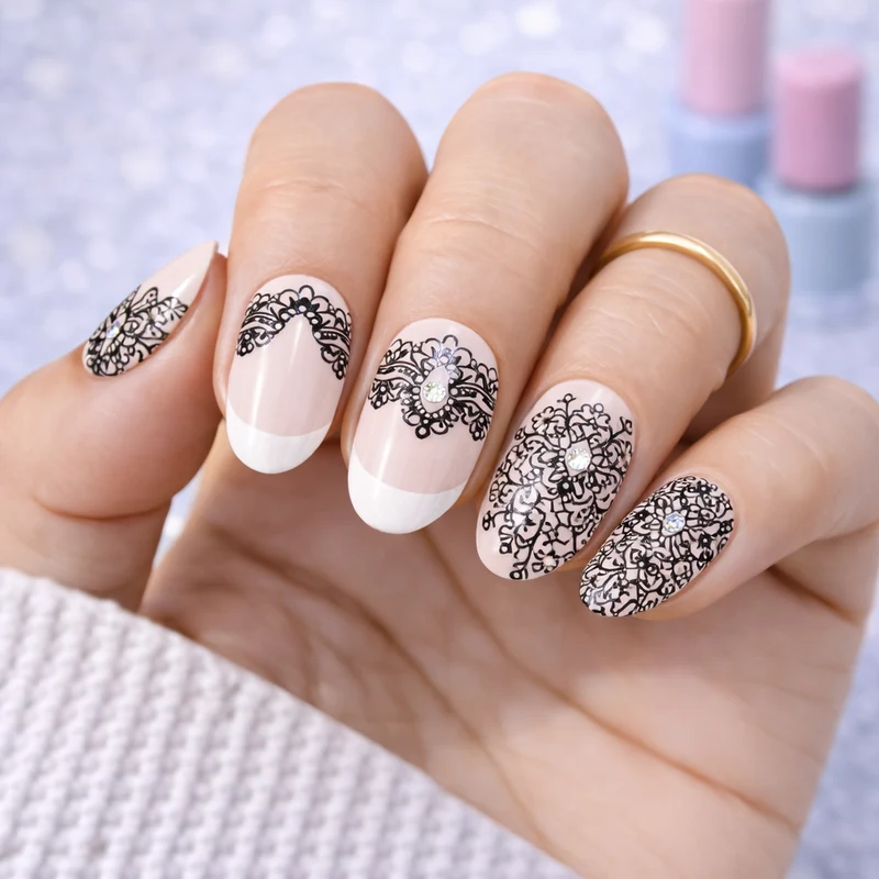MoYou-London Stamping Schablone Bridal 06