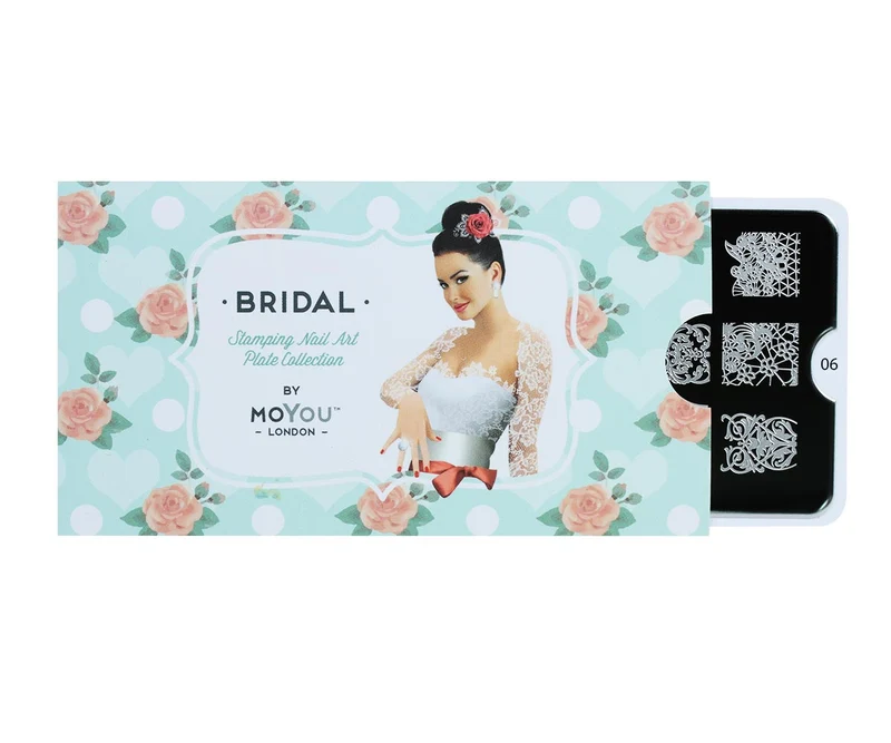 MoYou-London Stamping Schablone Bridal 06