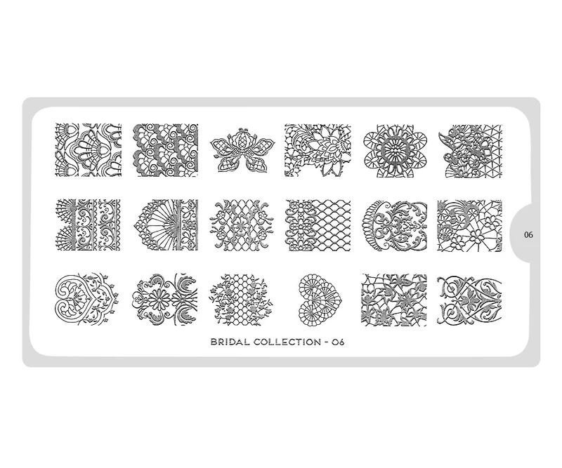 MoYou-London Stamping Schablone Bridal 06