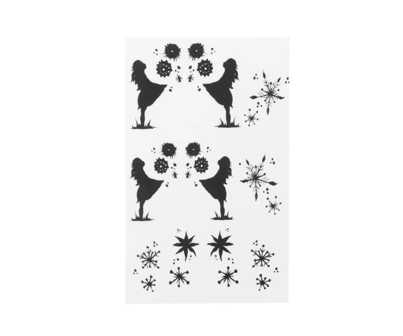 Watertattoo Weihnachtssterne