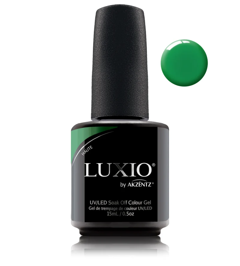Luxio Haute Green gel nail polish