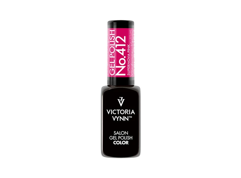 412 Supernova Pink - Glas Gel polish OHNE HEMA 8ml VICTORIA VYNN