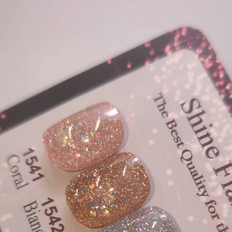 ICEGEL Shine Flash on / off Mystic gel polish 1541-1546