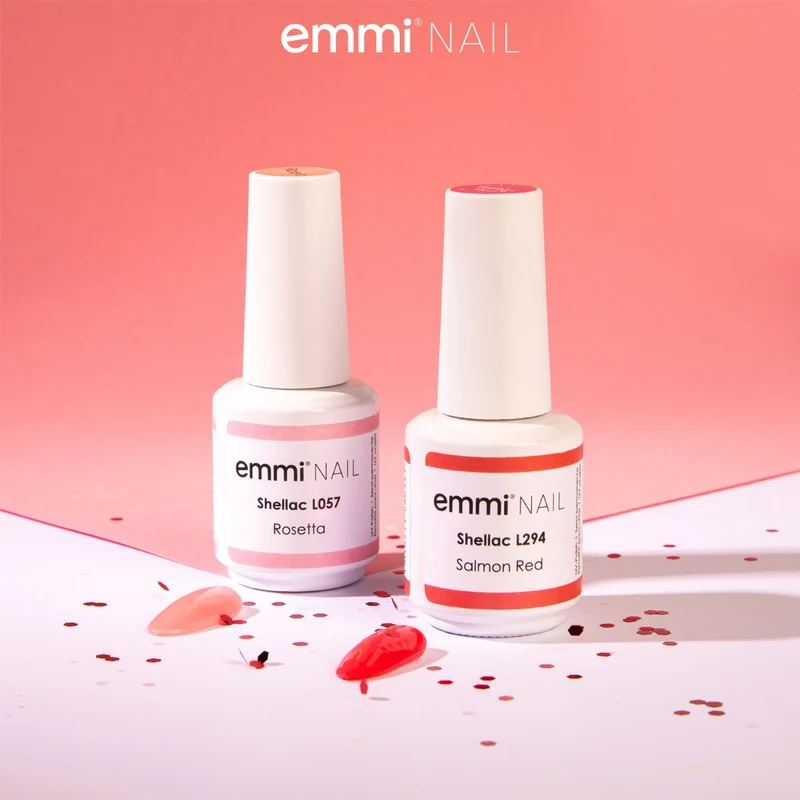 emmi Shellac UV-Lack Salmon Red 15ml | L294