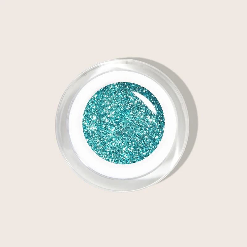 Glitter Farbgel Türkis 5ml | F274
