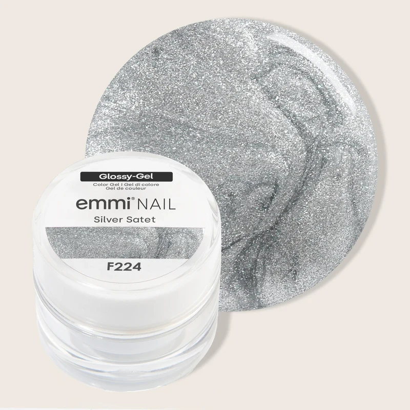 Glossy Farbgel Silver State 5ml | F224