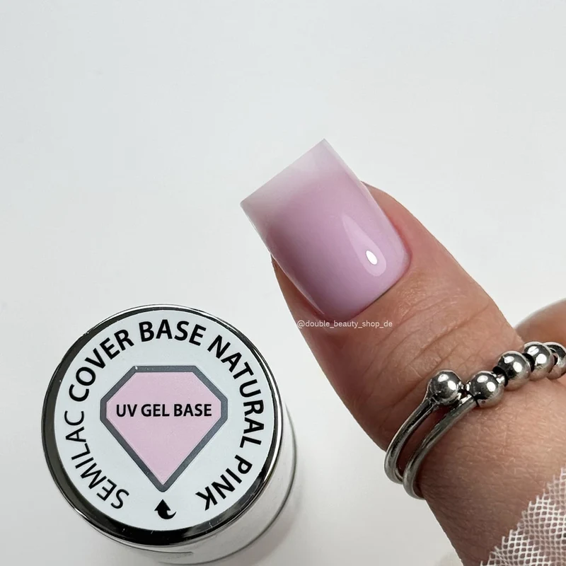 Natural Pink - Skin Tone Cover Base Coat 7ml Semilac
