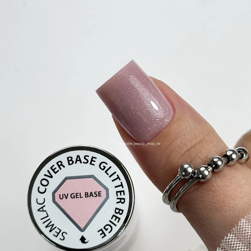 Glitter Beige - Skin Tone Cover Base Coat 7ml Semilac