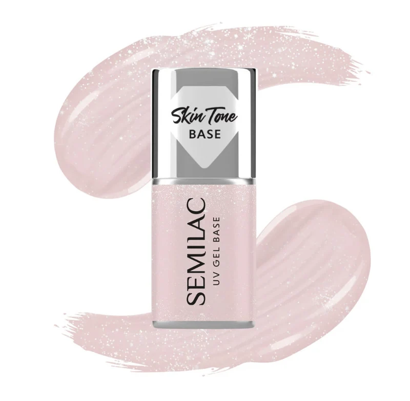 Glitter Beige - Skin Tone Cover Base Coat 7ml Semilac