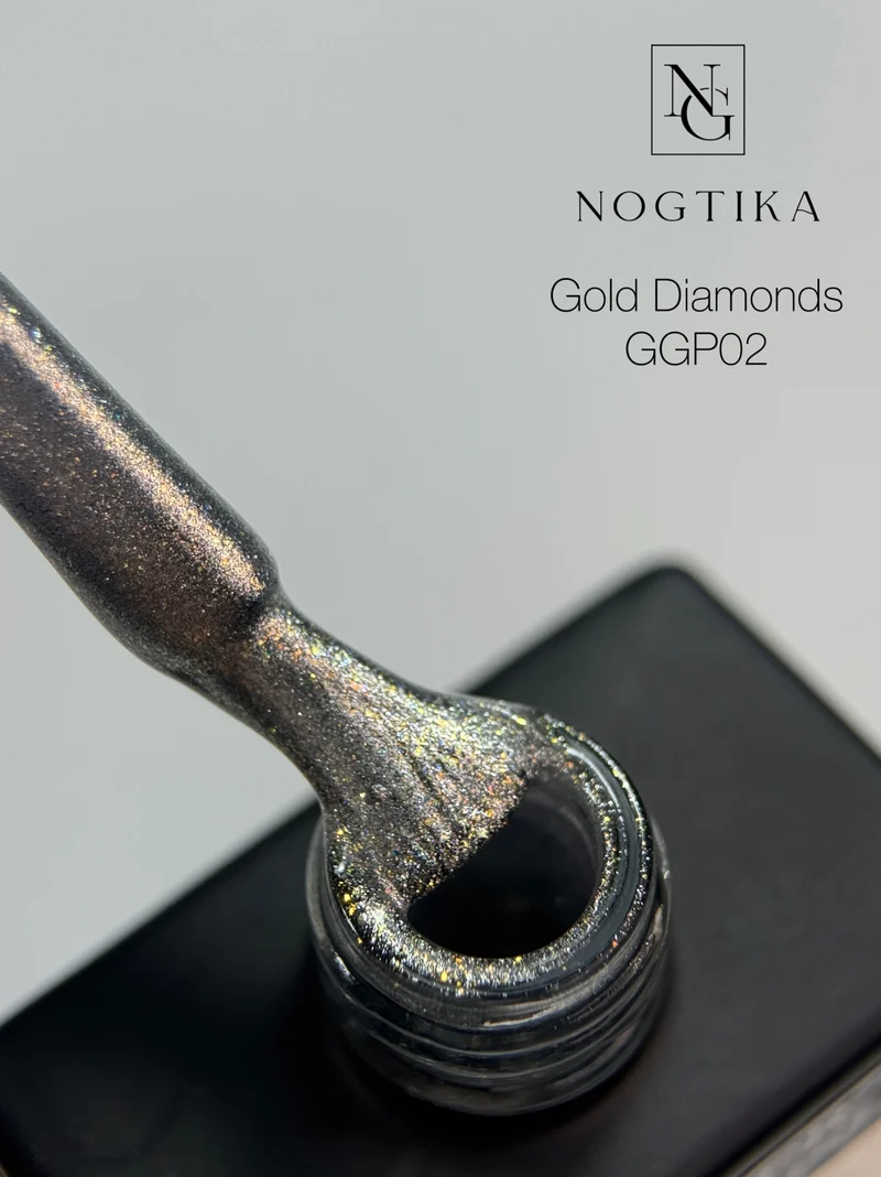 Glitter Gel Polish # 2 Gold Diamonds (12ml) TPO-free