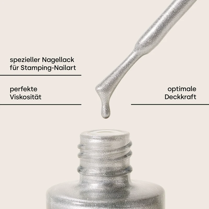 Stampinglack "silver chrome" 15ml