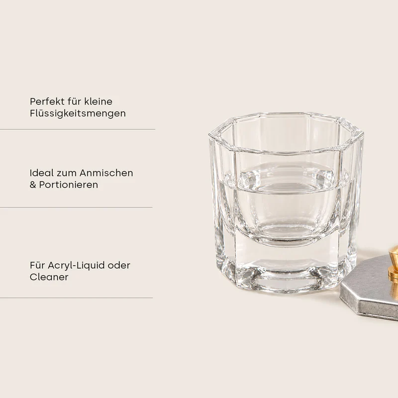 Dappen Dish Glasbehälter mit Deckel 7,5ml