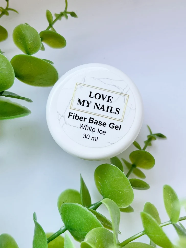 Fiber Base Gel für Problemnägel 5ml-30ml (White Ice) TPO-Free