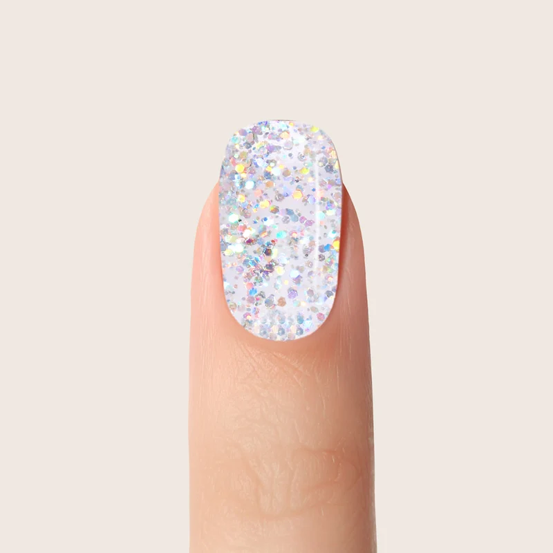 Glitter Farbgel Silver Rainbow 5ml | F270