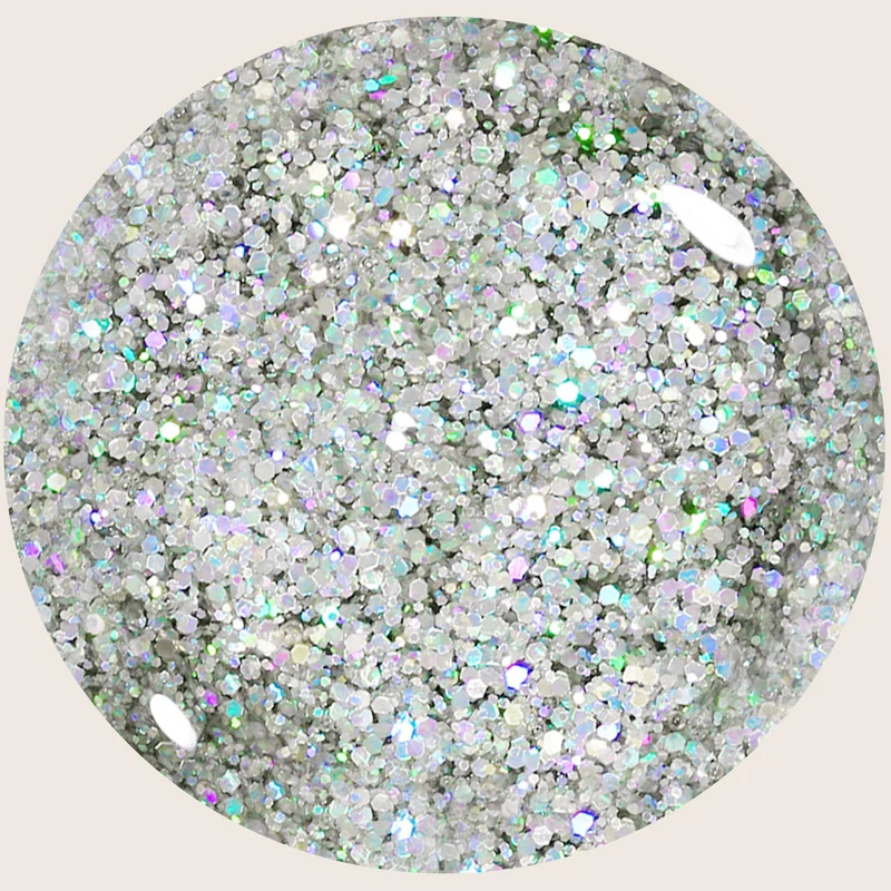 Glitter Farbgel Silver Rainbow 5ml | F270