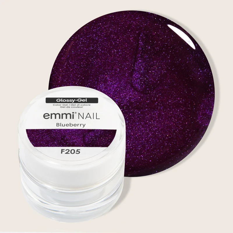 Glossy Farbgel Blueberry 5ml | F205