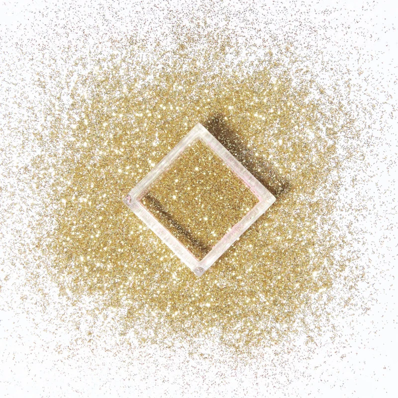 Glitterpuder gelb-gold