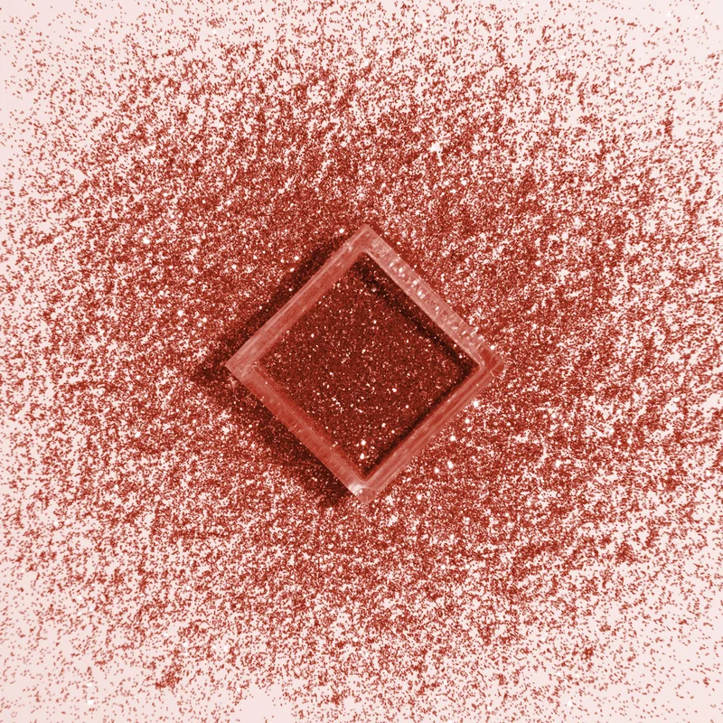 Glitterpuder kupfer