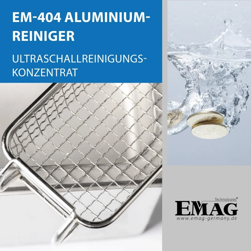 Aluminium- und Druckguss-/Edelmetallreiniger für Ultraschallgeräte EM-404 500ml