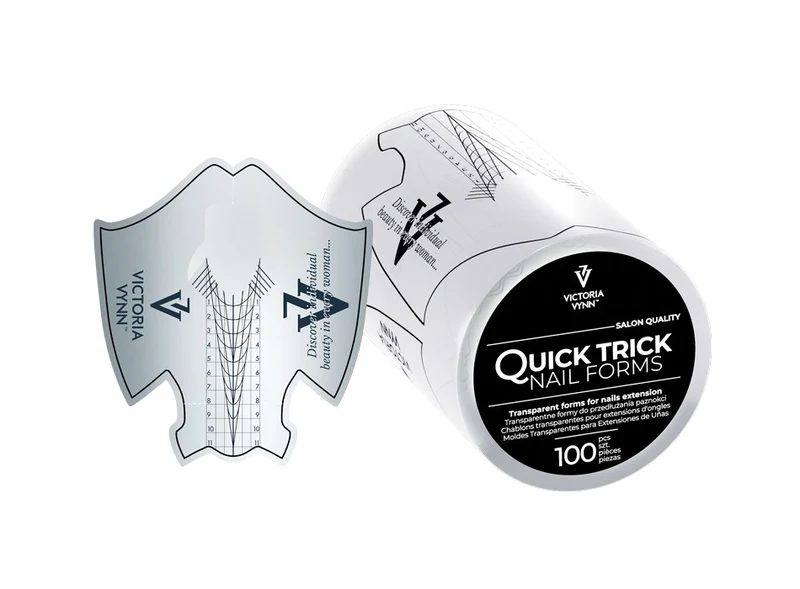 QUICK TRICK - CLEAR Schablonen 100 Stk VICTORIA VYNN