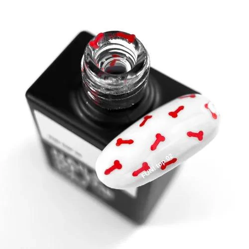 02 FUN TOP - Top Coat (No Wipe) 10ml NAILS OF THE DAY