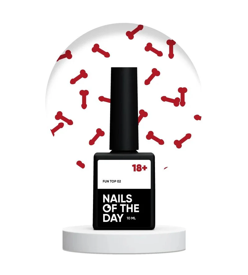 02 FUN TOP - Top Coat (No Wipe) 10ml NAILS OF THE DAY