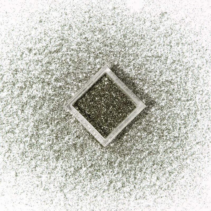 Glitterpuder olive