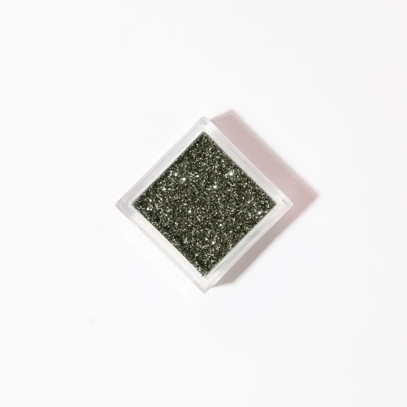 Glitterpuder olive